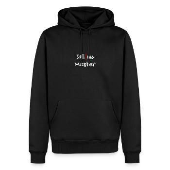 Master 2025 Masterabschluss Sponsion Graduation - Männer Premium Bio Hoodie - Schwarz - Vorne - Nico (187cm)