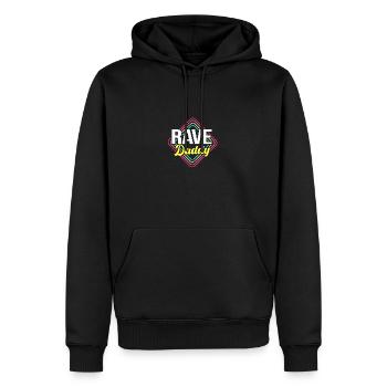 Rave Raver Techno music Techno bass Mischpult - Männer Premium Bio Hoodie - Schwarz - Vorne - Nico (187cm)