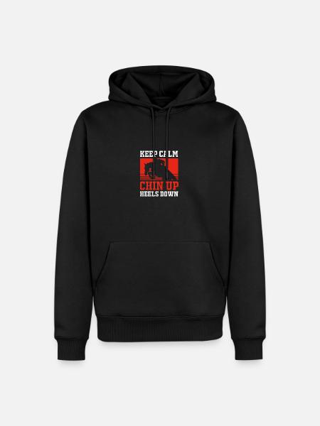 Saut d’obstacles Saut d’obstacles - Sweat à capuche Premium bio Homme - noir