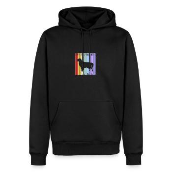 Golden Retriever Goldie Hund Hunde Geschenk - Männer Premium Bio Hoodie - Schwarz - Vorne - Nico (187cm)