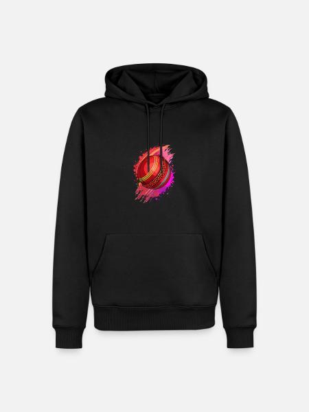 Cosmic Cricket Clash - Men’s Premium Organic Hoodie - black