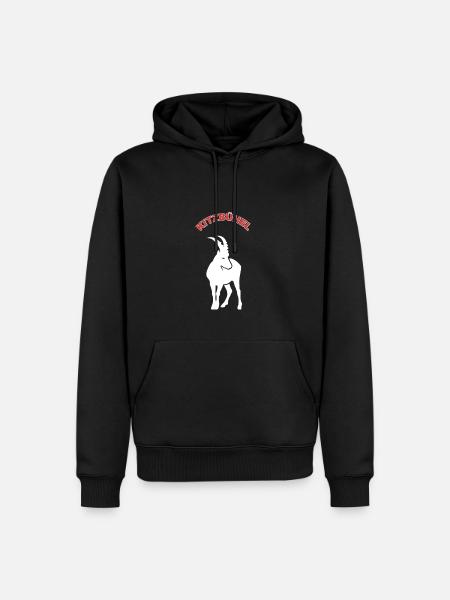 Kitzbühel - Männer Premium Bio Hoodie - Schwarz