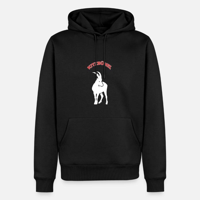 Kitzbühel - Männer Premium Bio Hoodie - Schwarz