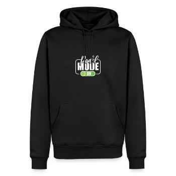 Padel Tennis Paddel Padelball Padeln Padeltennis - Männer Premium Bio Hoodie - Schwarz - Vorne - Nico (187cm)