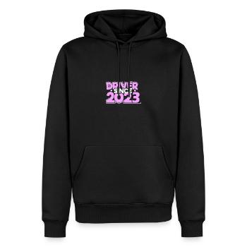 Driver's license 2023 driving test passed gift - Men’s Premium Organic Hoodie - black - Front - Nico (187cm)