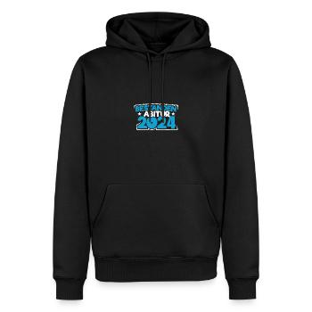 Abitur 2024 Abireise Abifeier Abifahrt Abiturient - Männer Premium Bio Hoodie - Schwarz - Vorne - Nico (187cm)