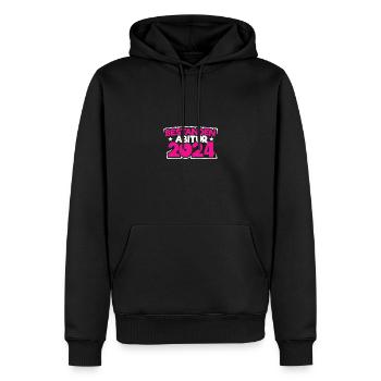 Abitur 2024 Abireise Abifeier Abifahrt Abiturient - Männer Premium Bio Hoodie - Schwarz - Vorne - Nico (187cm)