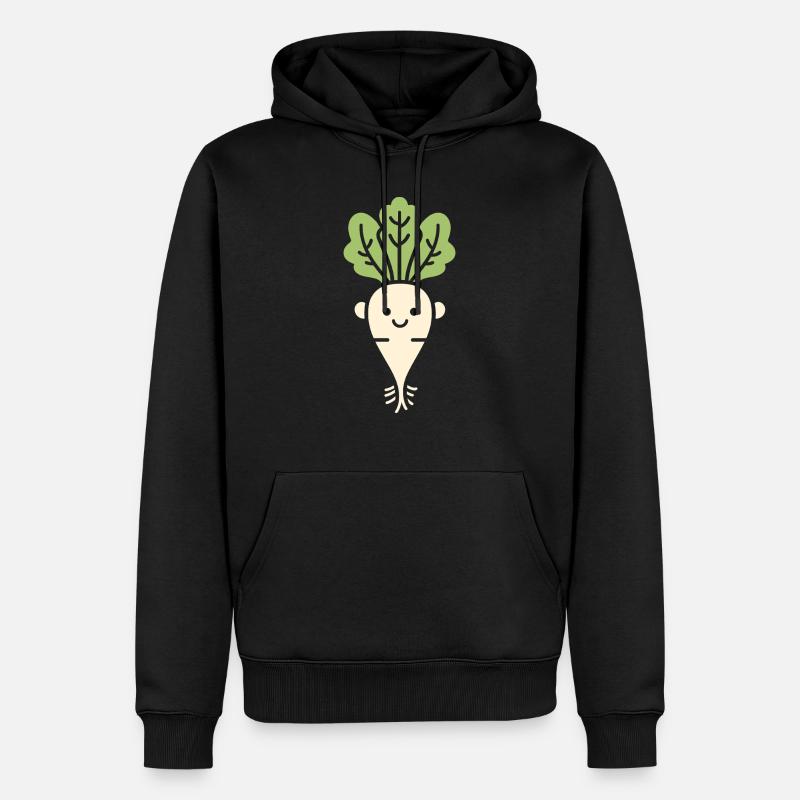 Endive - Männer Premium Bio Hoodie - Schwarz