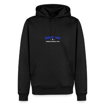 Bionic Dad Athletic Hip Knee Replacement Surgery - Sweat à capuche Premium bio Homme - noir - Devant - Nico (187cm)