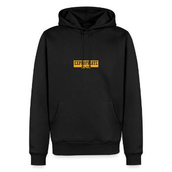 Expropriate The Rich Anti Capitalism - Männer Premium Bio Hoodie - Schwarz - Vorne - Nico (187cm)