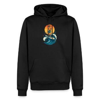  Funny SUP Paddleboard Board Stand Up paddel - Männer Premium Bio Hoodie - Schwarz - Vorne - Nico (187cm)