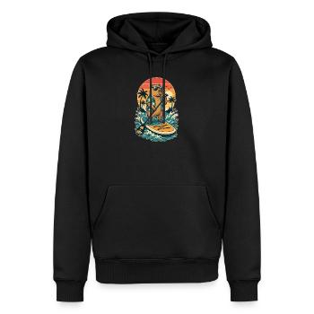 Paddleboard de paddle Capybaras SUP Stand Up Paddle - Sweat à capuche Premium bio Homme - noir - Devant - Nico (187cm)