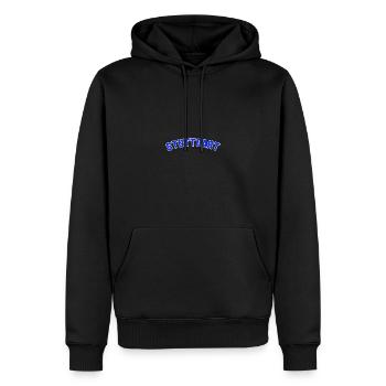 Stuttgart College Capital Tourist Germany - Männer Premium Bio Hoodie - Schwarz - Vorne - Nico (187cm)