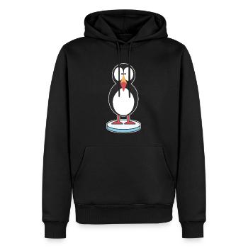 Puffin Papageitaucher Papageientaucher - Männer Premium Bio Hoodie - Schwarz - Vorne - Nico (187cm)