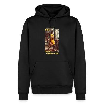 BBQ Zombie Grill Grilling Team Carnivore Meilleure vente - Sweat à capuche Premium bio Homme - noir - Devant - Nico (187cm)