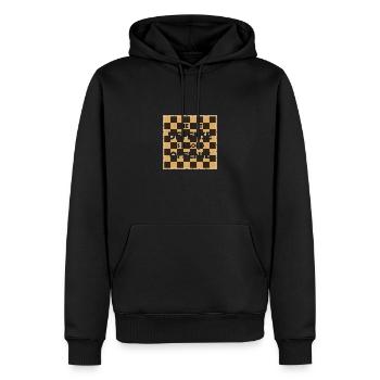 Chess Player Master Chess Sayings - Men’s Premium Organic Hoodie - black - Front - Nico (187cm)