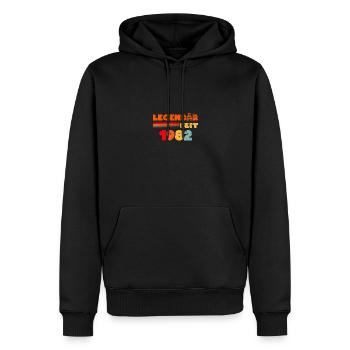 Legendär Seit 1982 Geburtstag Mann Frau 40 Jahre - Männer Premium Bio Hoodie - Schwarz - Vorne - Nico (187cm)