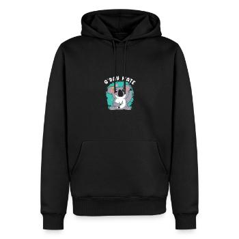 G'Day Mate Australien Koala Liebe Australien - Männer Premium Bio Hoodie - Schwarz - Vorne - Nico (187cm)