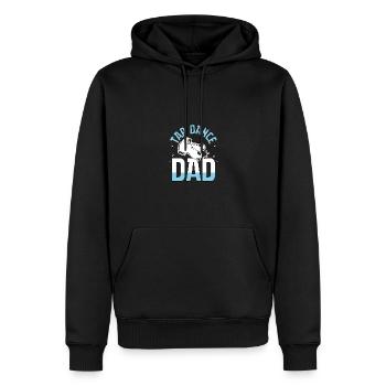 Danse à claquettes Papa danse à claquettes pour danseurs de claquettes - Sweat à capuche Premium bio Homme - noir - Devant - Nico (187cm)