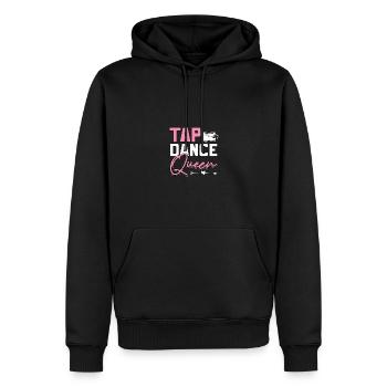 Tap Dance Queen claquettes pour danseurs de claquettes - Sweat à capuche Premium bio Homme - noir - Devant - Nico (187cm)