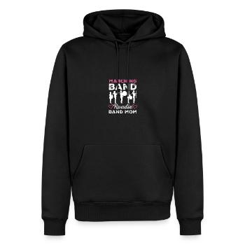 Marching Band Roadie Band Maman - Sweat à capuche Premium bio Homme - noir - Devant - Nico (187cm)