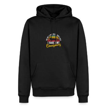 You Got A Dog I Rise Tiny Dinosaurs Herpetology - Sweat à capuche Premium bio Homme - noir - Devant - Nico (187cm)