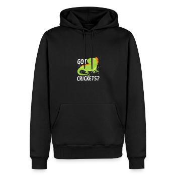 Got Crickets Lézard Gecko Pet Reptile - Sweat à capuche Premium bio Homme - noir - Devant - Nico (187cm)