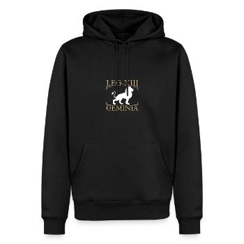 Legio Tertia Decima Geminia Altes Antikes Rom - Männer Premium Bio Hoodie - Schwarz - Vorne - Nico (187cm)