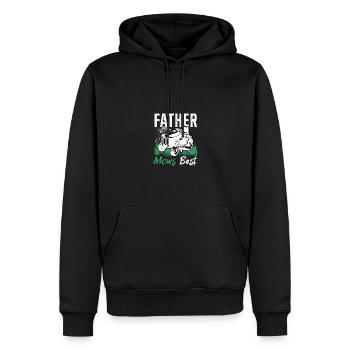 Father Mows Best Rasenmäher Rasenmäherrennen - Männer Premium Bio Hoodie - Schwarz - Vorne - Nico (187cm)