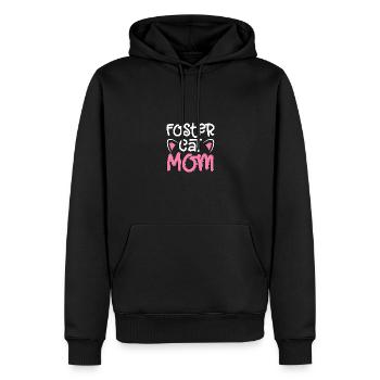 Foster Cat Mom Rettung Adoption Haustier - Männer Premium Bio Hoodie - Schwarz - Vorne - Nico (187cm)