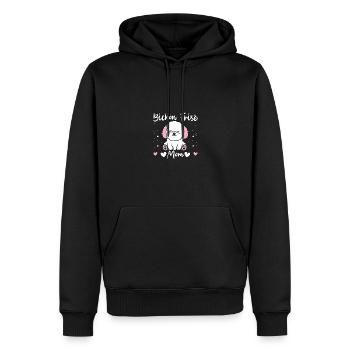 Bichon Frisé Maman Pour Les Amoureux Des Chiens Bichons - Sweat à capuche Premium bio Homme - noir - Devant - Nico (187cm)