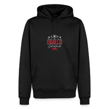 El Mejor Abuelo Del Mundo Spanisch Der Beste Opa - Männer Premium Bio Hoodie - Schwarz - Vorne - Nico (187cm)