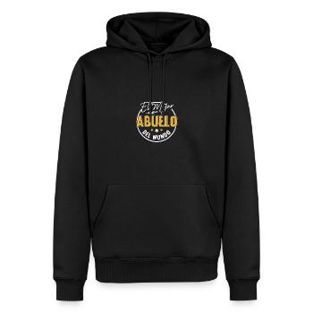 El Mejor Abuelo Del Mundo Spanisch Der Beste Opa - Männer Premium Bio Hoodie - Schwarz - Vorne - Nico (187cm)
