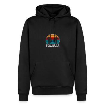 Goaligula Tischfußball Baby-foot Baby-foot - Sweat à capuche Premium bio Homme - noir - Devant - Nico (187cm)