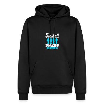 Foosball Spinnacle Of Achievement Tischfußball - Männer Premium Bio Hoodie - Schwarz - Vorne - Nico (187cm)
