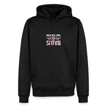 Professional Dog Sitter Für Tiersitter - Männer Premium Bio Hoodie - Schwarz - Vorne - Nico (187cm)