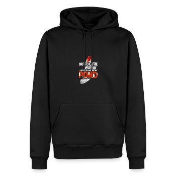 Out Of The Way Koi Pond Japanische Koi Karpfen - Männer Premium Bio Hoodie - Schwarz - Vorne - Nico (187cm)