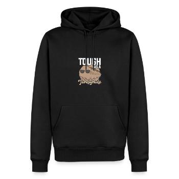 Dur comme un tardigrade Microbiologie Biologie - Sweat à capuche Premium bio Homme - noir - Devant - Nico (187cm)