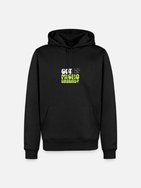 Got Microgreens Gardening Microgreen - Men’s Premium Organic Hoodie - black