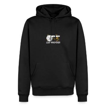 Leaf Whisperer Gartenarbeit Garten Laubbläser - Männer Premium Bio Hoodie - Schwarz - Vorne - Nico (187cm)