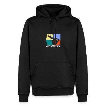 Leaf Whisperer Gartenarbeit Garten Laubbläser - Männer Premium Bio Hoodie - Schwarz - Vorne - Nico (187cm)