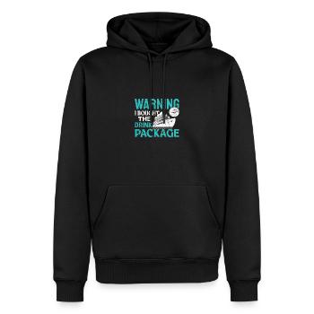 Avertissement de navire J’ai acheté le forfait boisson Croisière - Sweat à capuche Premium bio Homme - noir - Devant - Nico (187cm)