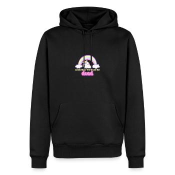 Sarcastic Someday We'll All Be Dead Retro Dark - Männer Premium Bio Hoodie - Schwarz - Vorne - Nico (187cm)