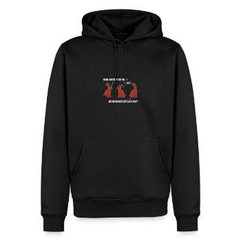 Ostern Osterhase Mein Hintern Tut Weh Ostern - Männer Premium Bio Hoodie - Schwarz - Vorne - Nico (187cm)