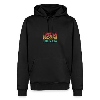 Favorite Son in Law Funny Egagement Wedding - Männer Premium Bio Hoodie - Schwarz - Vorne - Nico (187cm)