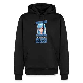 Anime Girl Merch Anime Merch Geschenk - Männer Premium Bio Hoodie - Schwarz - Vorne - Nico (187cm)