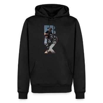 Fahren Sie auf der Kante - Männer Premium Bio Hoodie - Schwarz - Vorne - Nico (187cm)