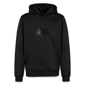 Chess I Never Loose I Either Win Or Learn Chess - Männer Premium Bio Hoodie - Schwarz - Vorne - Nico (187cm)