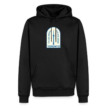 Toronto CNTower Big Smoke - Männer Premium Bio Hoodie - Schwarz - Vorne - Nico (187cm)