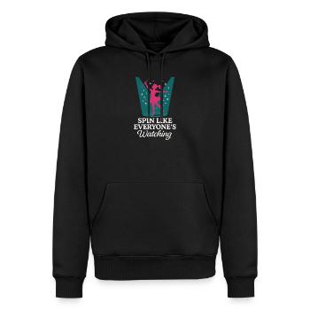 Baton Twirler Majorette Captain Squad Club - Men’s Premium Organic Hoodie - black - Front - Nico (187cm)